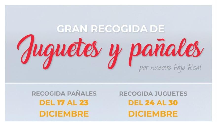 La Fundación El Pimpi organiza una recogida de pañales y juguetes