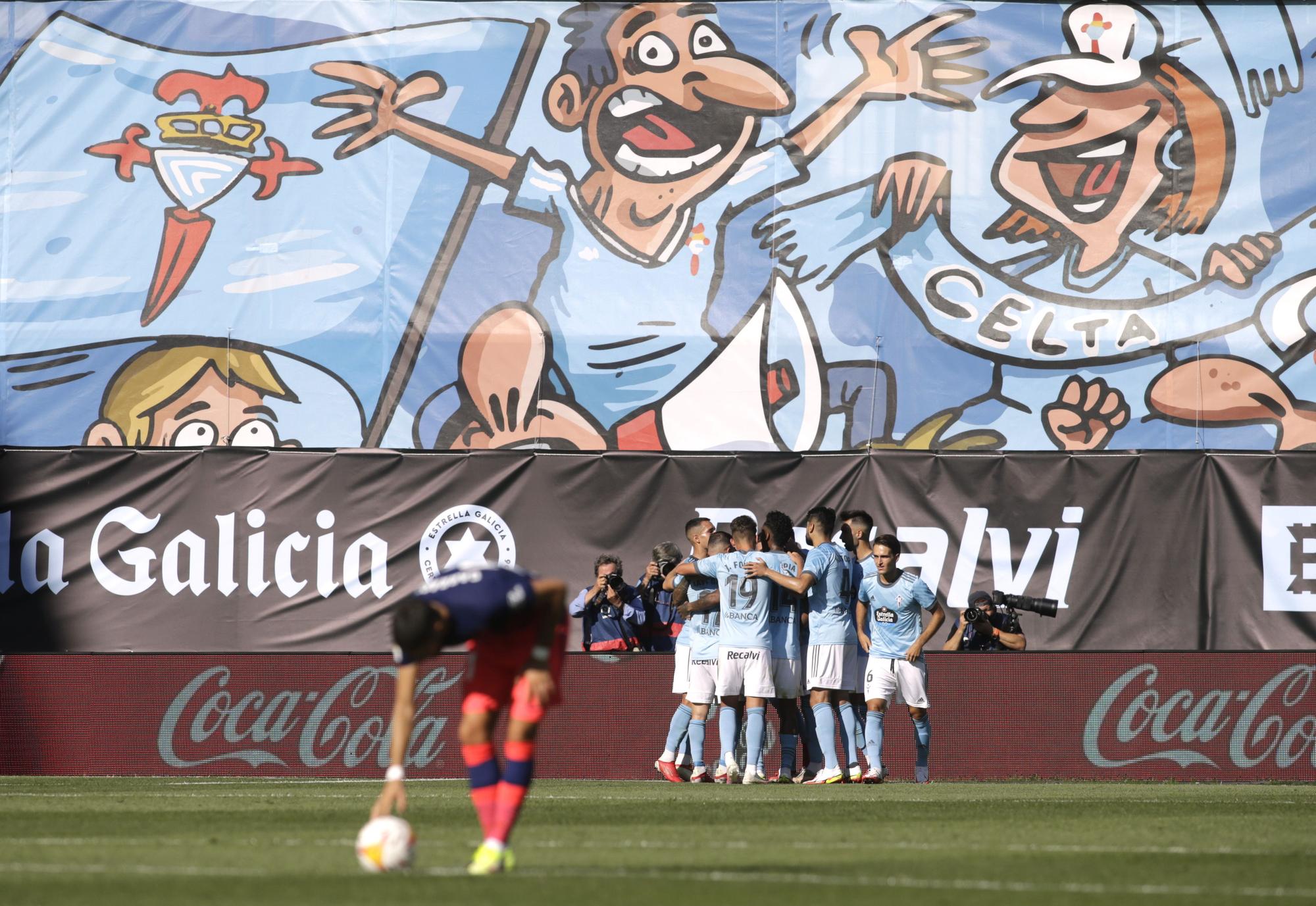 El Celta-Atlético, en imágenes