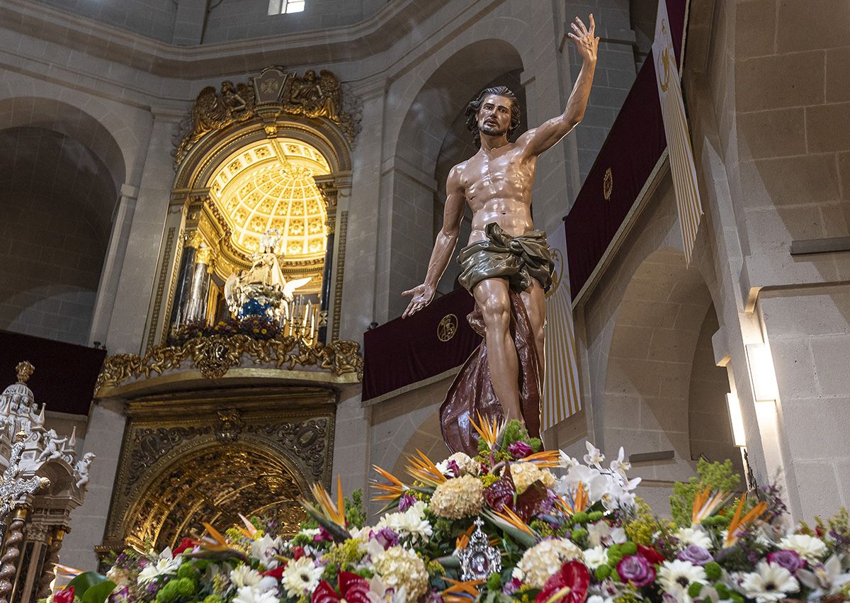 Imagen del Cristo Resucitado de Alicante.