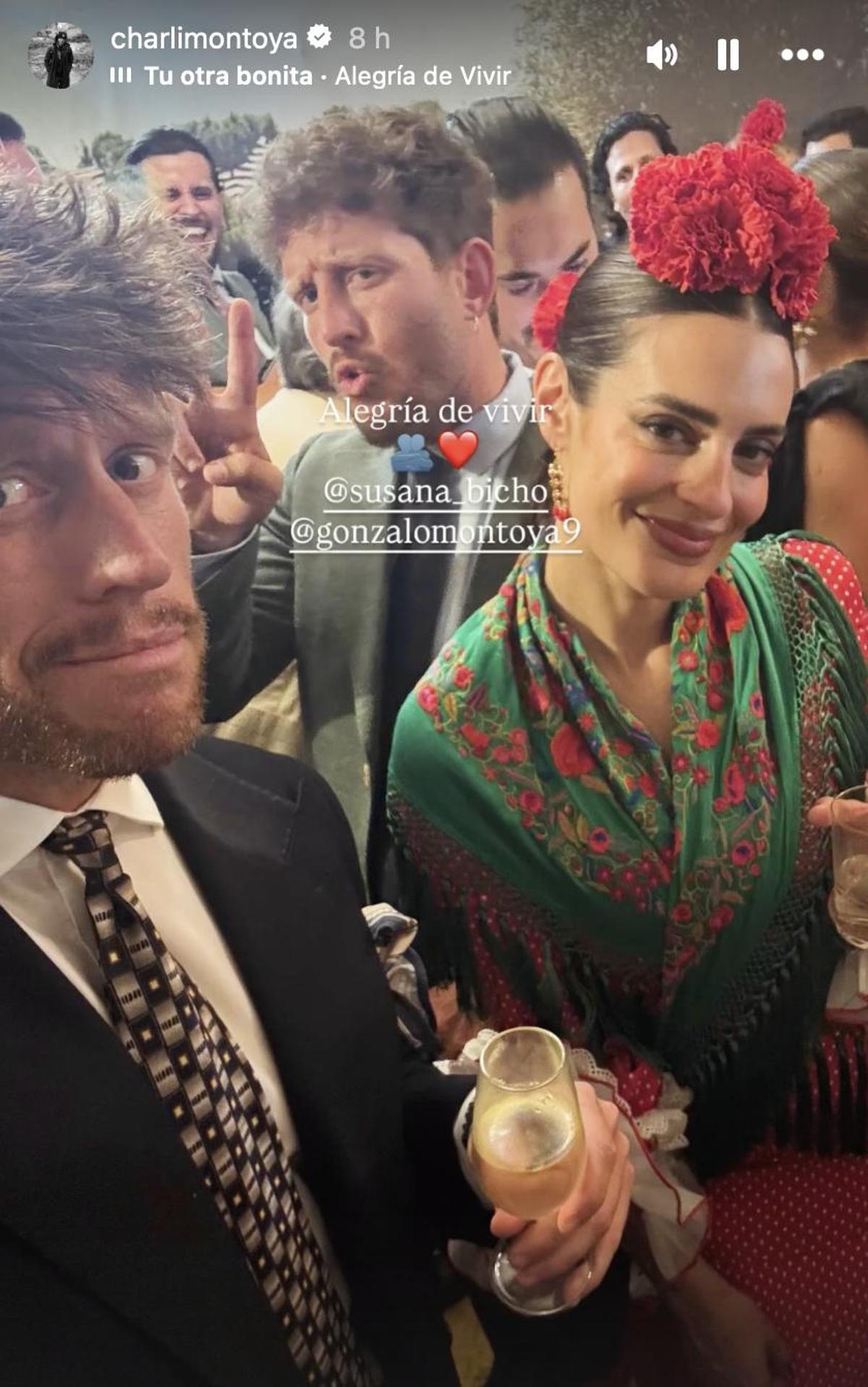 Susana Bicho y Gonzalo Montoya se reencuentran un año despué de la boda