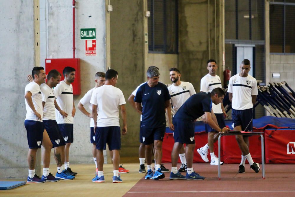 Primer entrenamiento del Málaga CF 2016/17