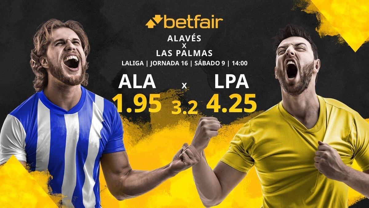 Deportivo Alavés vs. UD Las Palmas: horario, TV, estadísticas, clasificación y pronósticos