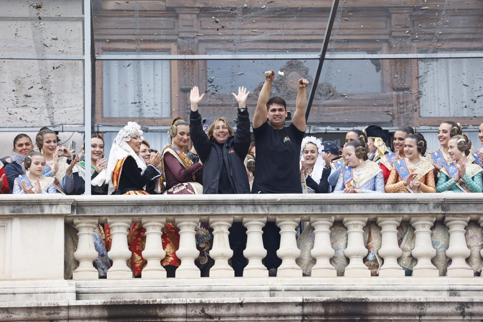 La mascletà del 19 de marzo, en imágenes
