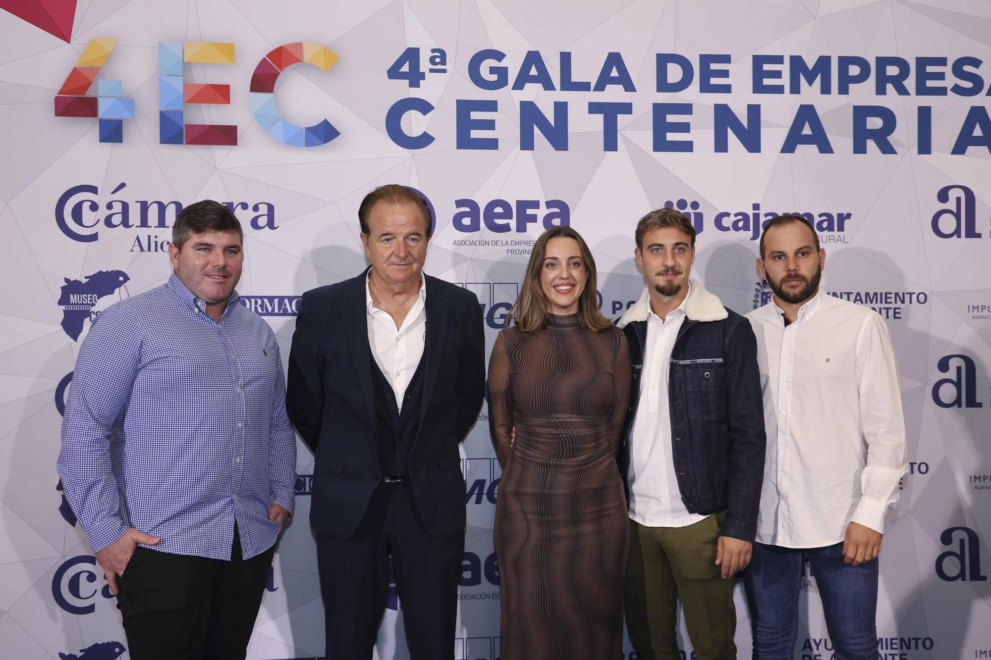 Gala de las Empresas Centenarias en Alicante