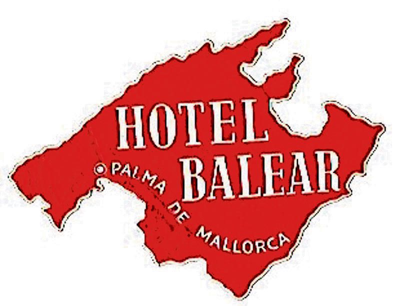 Balear, Palma, 50er-Jahre: Den unverwechselbaren Insel-Umriss als Papierformat zu verwenden, war eine glänzende Idee!