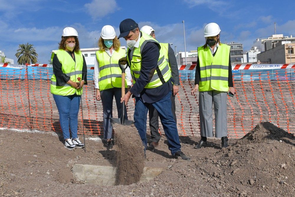 Construcción del último edificio del Área de Regeneración y Renovación Urbana (ARRU) de Tamaraceite