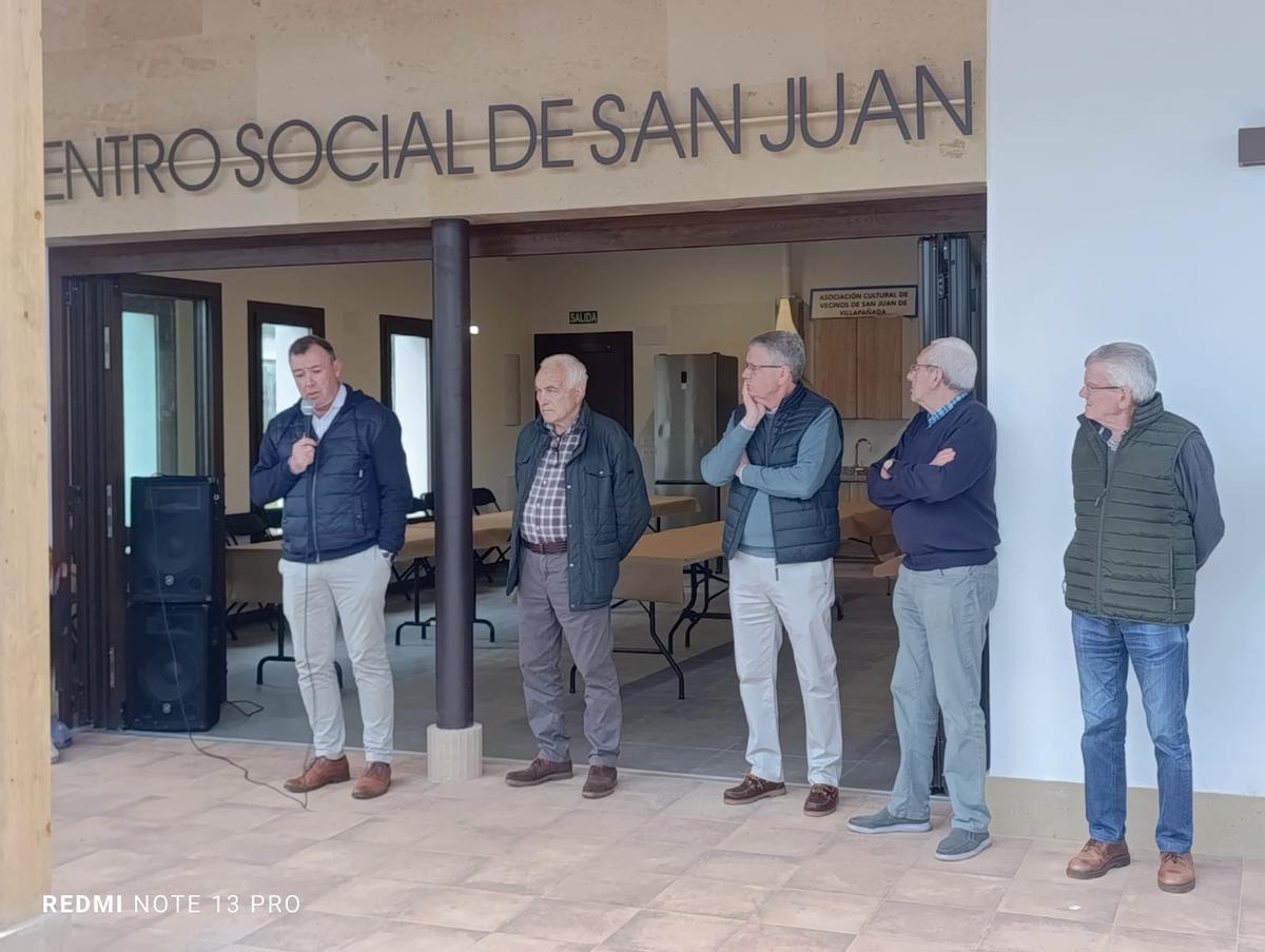 La inauguración del centro social de San Juan de Villapañada, en imágenes
