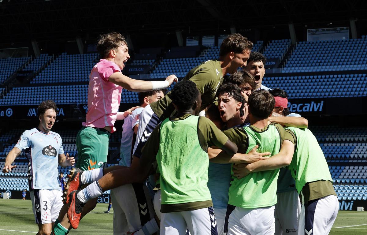 El Celta Fortuna 3-2 Europa, en imágenes