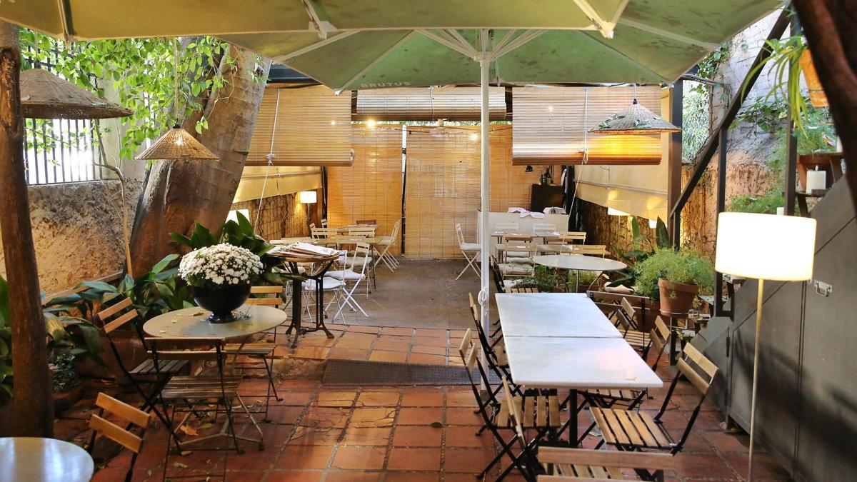 La terraza interior de Fragments.