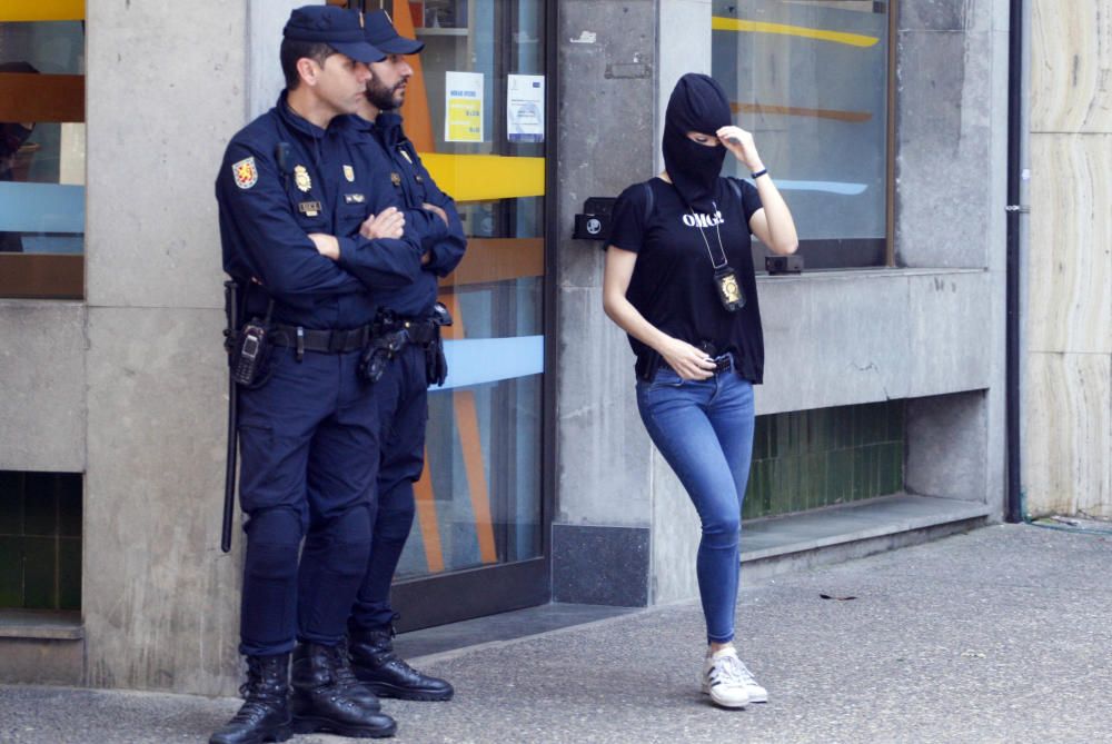 Registre policial a la Fundació Plataforma Educativa de Girona