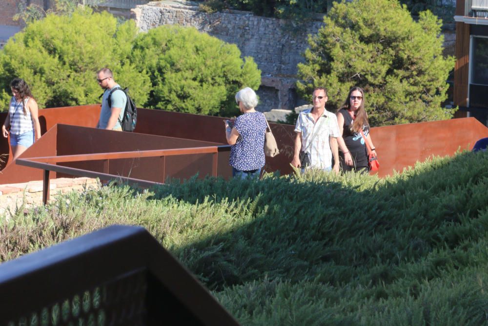 El nuevo mirador de la Alcazaba ya se puede visitar.