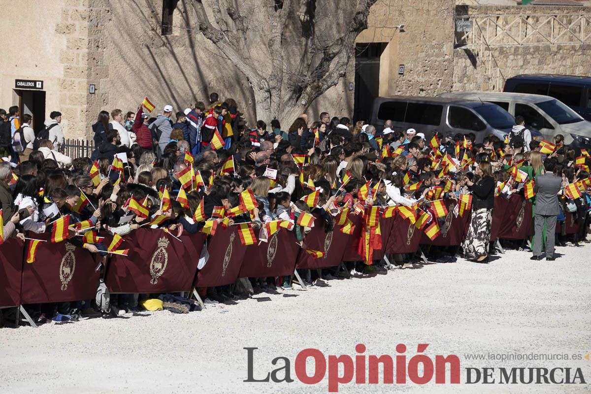 Visita de los reyes de España a Caravaca (explanada de la Basílica)