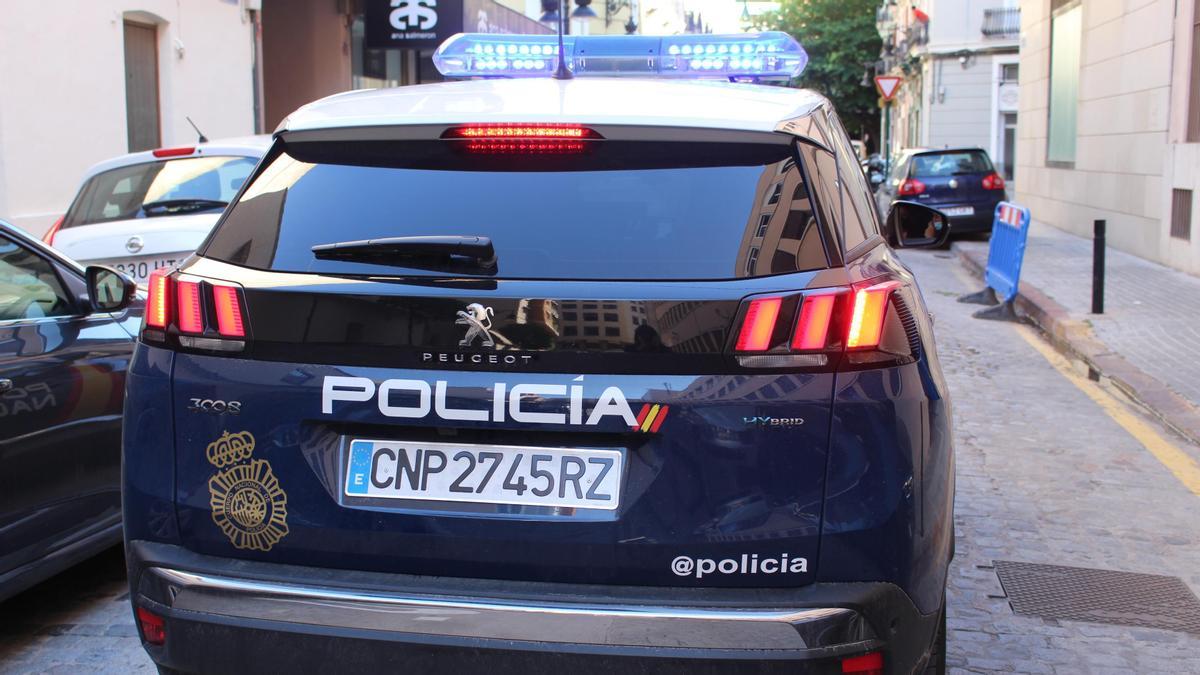 Un vehículo de la Policía Nacional.