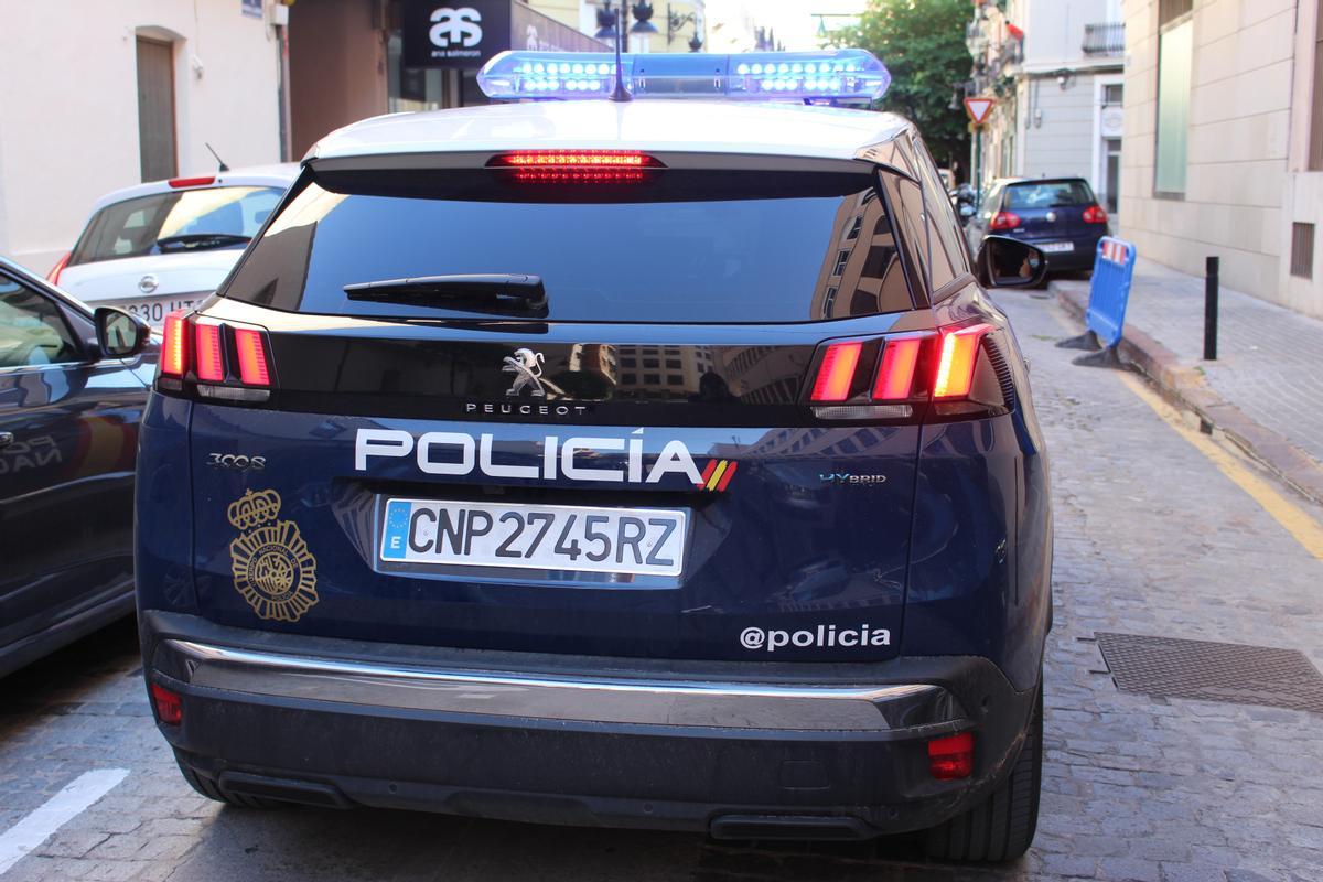 Un vehículo de la Policía Nacional.