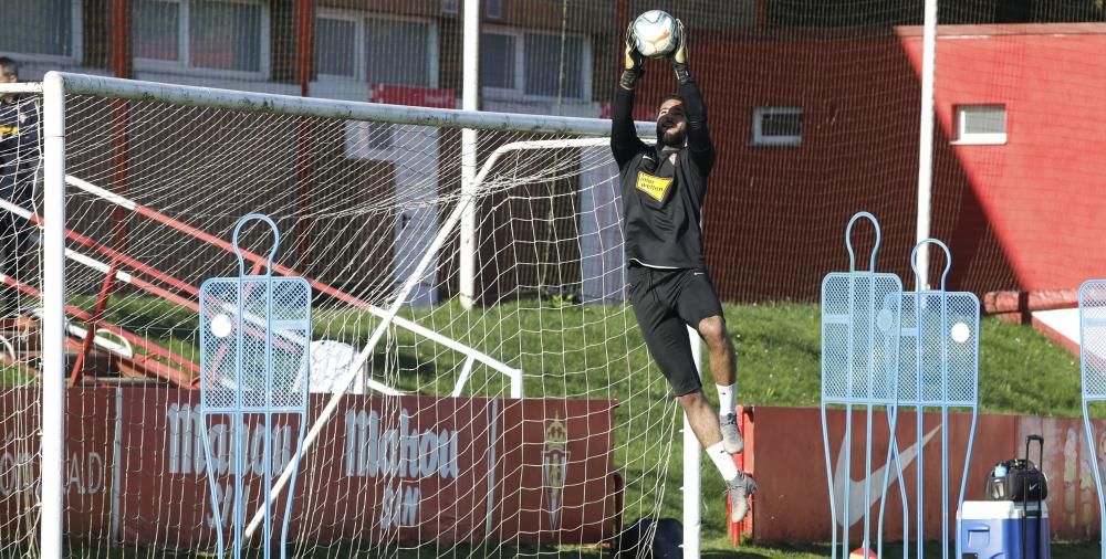 Entrenamiento del Sporting