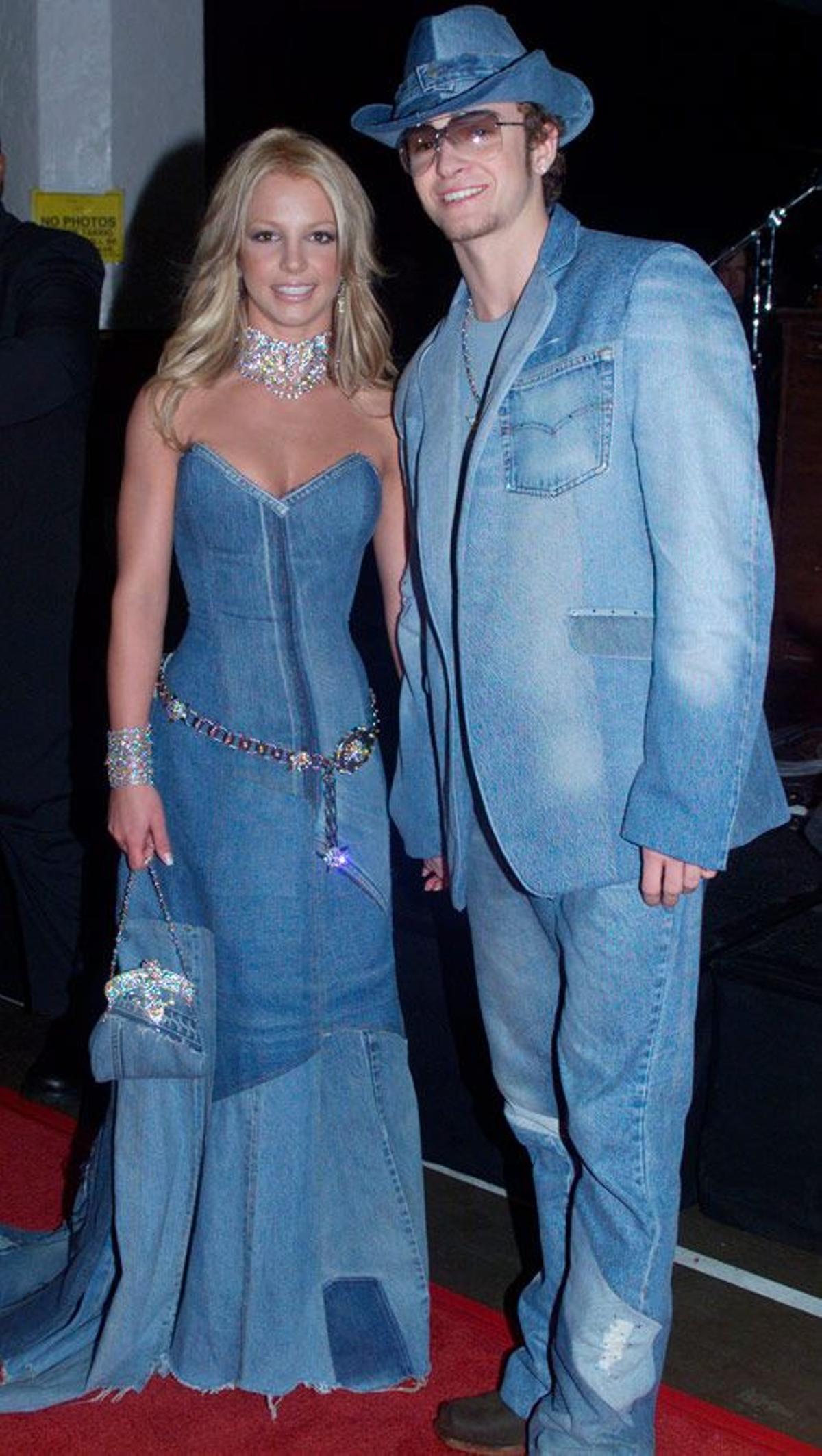 'Couple twinning': Britney Spears y Justin Timberlake de vaquero en 2001