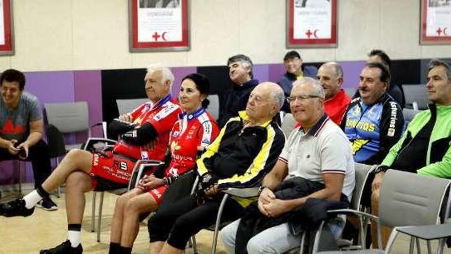 Asistentes a la charla, en la sede de Cruz Roja.