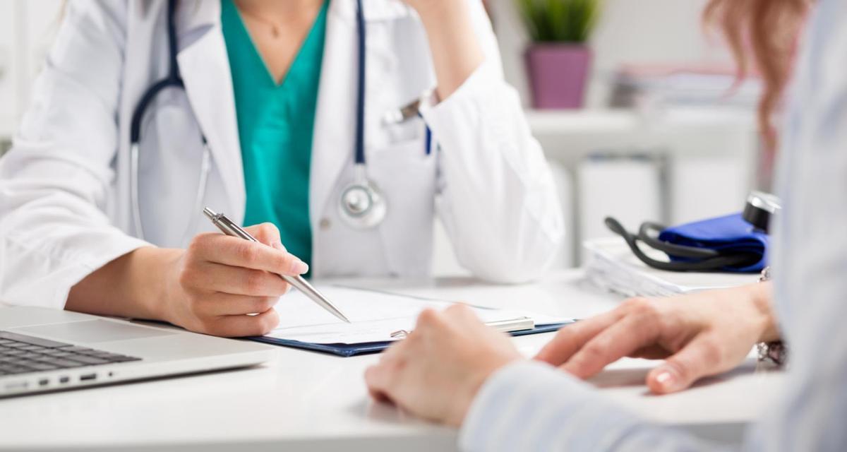 Una consulta médica.