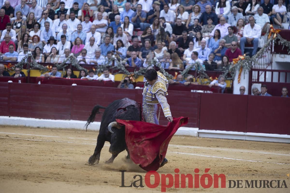 Cuarta corrida en la Feria Taurina de Murcia (Castella, Manzanares y Ureña)