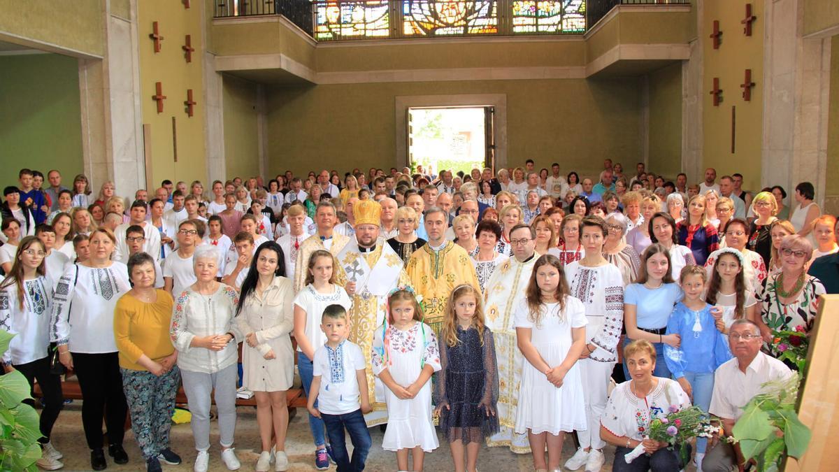 El obispo auxiliar católico de Kiev, Stepan Sus, en Oviedo.