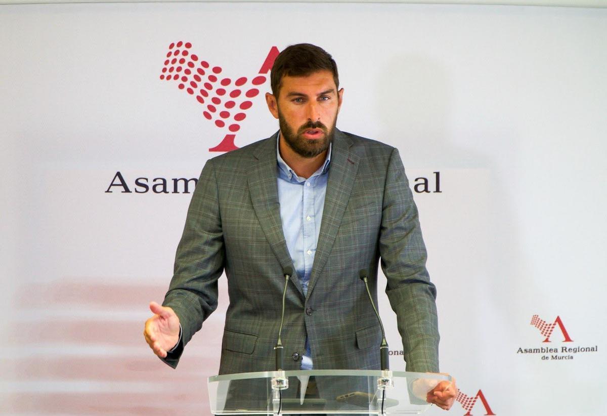 José Ángel Antelo, durante su comparecencia.