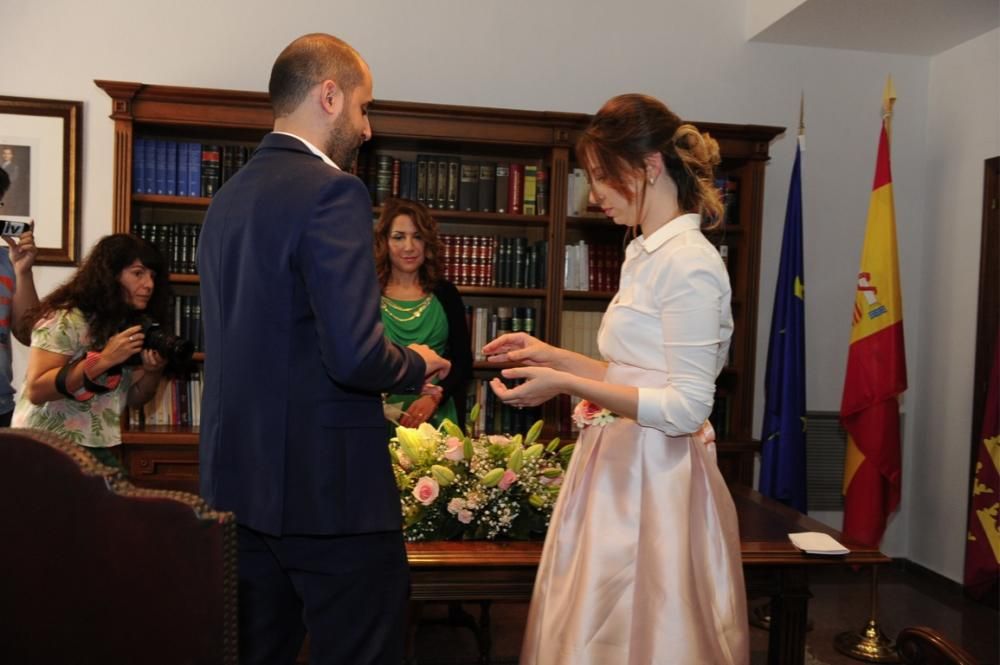 Primera boda en el Colegio Notarial de Murcia