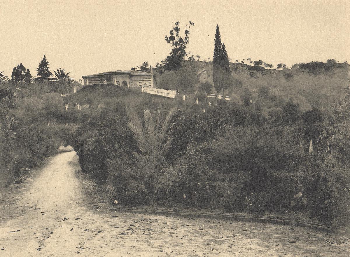 Vista de la finca desde la entrada
