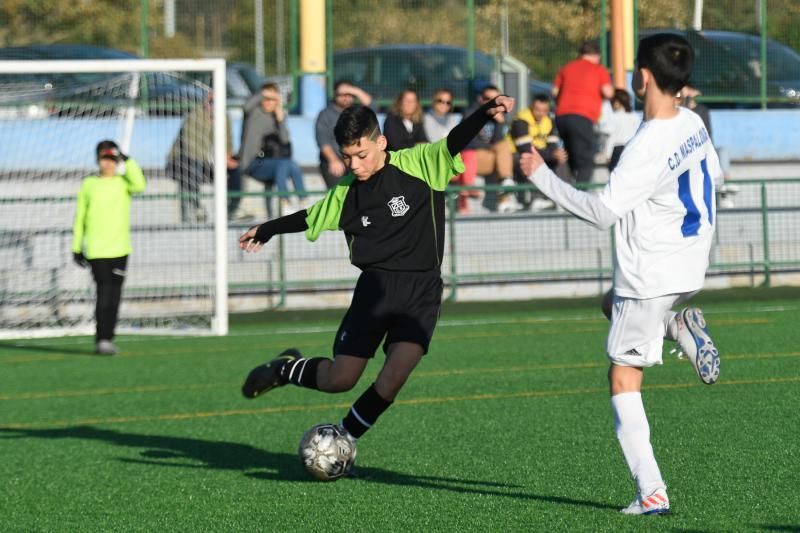 25-01-20  DEPORTES. CAMPOS DE FUTBOL DE LA ZONA DEPORTIVA DEL PARQUE SUR EN  MASPALOMAS. MASPALOMAS. SAN BARTOLOME DE TIRAJANA.  Maspalomas-Carrizal (alevines).  Fotos: Juan Castro.  | 25/01/2020 | Fotógrafo: Juan Carlos Castro