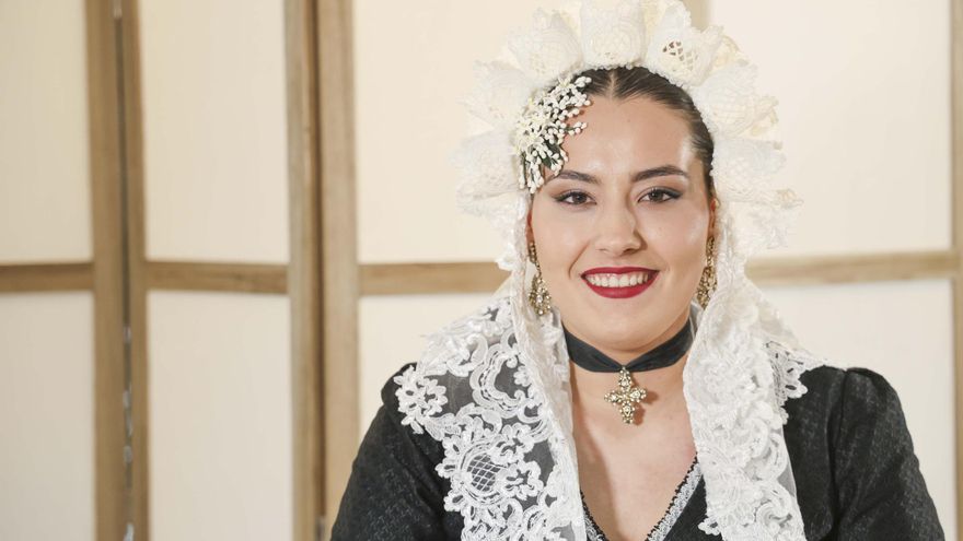 Sheila García Barrachina, candidata de la Hoguera Foguerer Carolinas