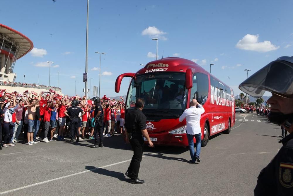 Ambiente en Nueva Condomina antes del partido