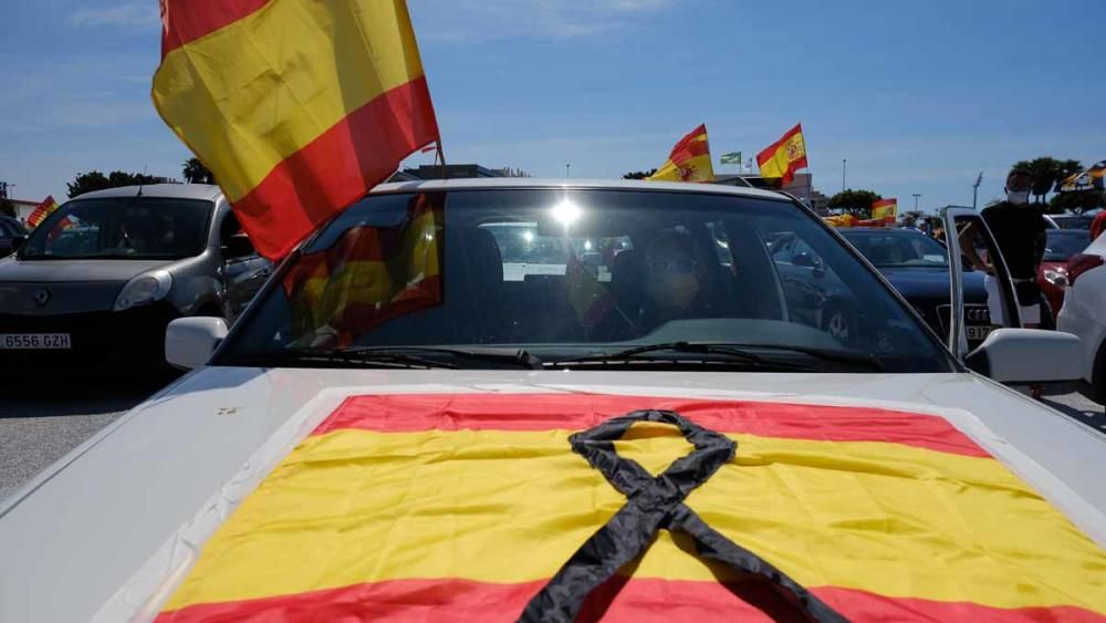 Caravana de Vox en Málaga contra el Gobierno