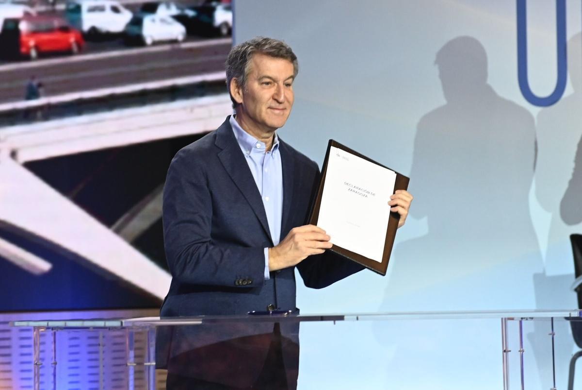 El presidente del Partido Popular, Alberto Núñez Feijóo.