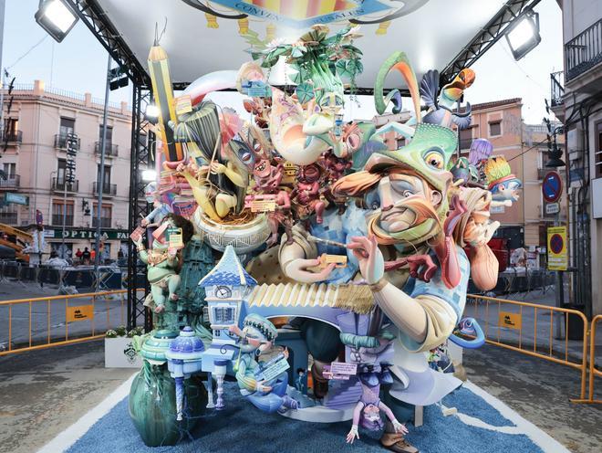 Visita la falla infantil de Convento Jerusalén-Matemático Marzal