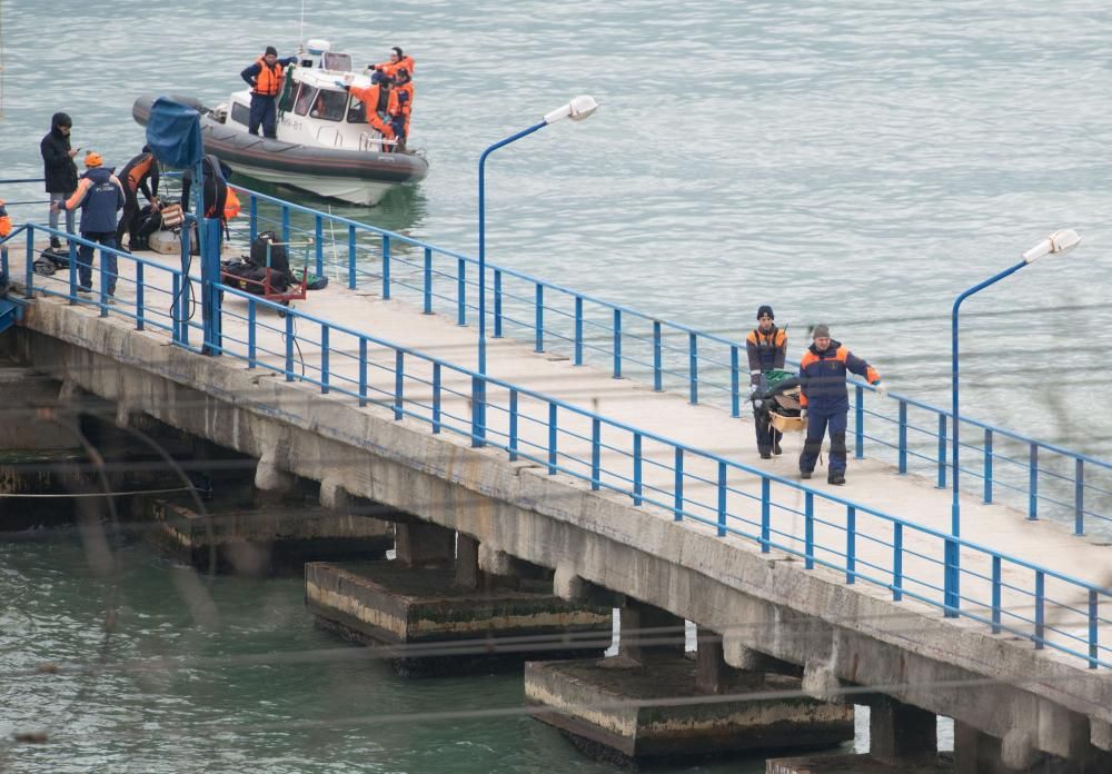 Un avión militar ruso Túpolev Tu-154 con 93 personas a bordo se ha siniestrado en el mar Negro poco después de despegar desde Sochi.