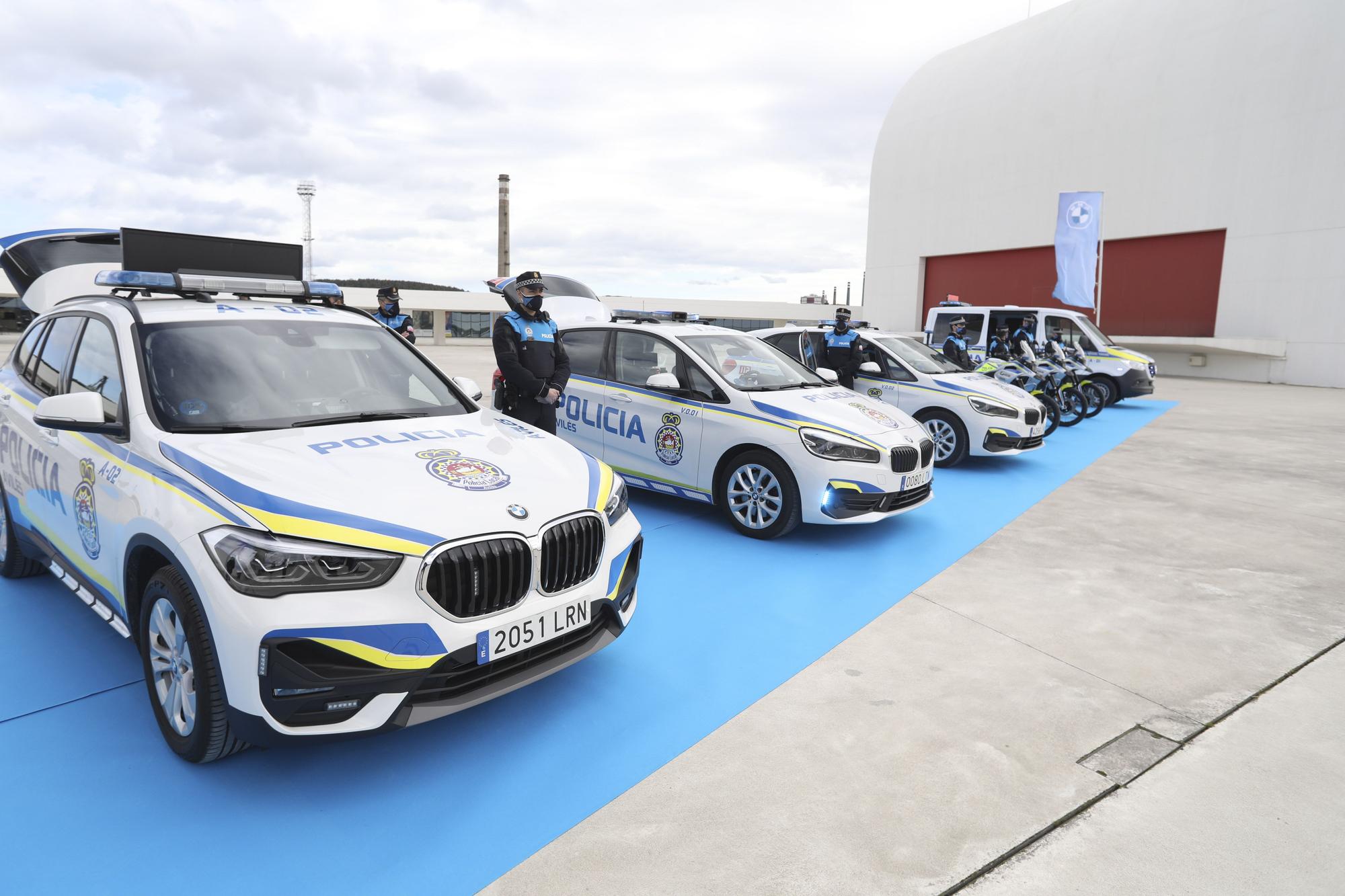 Así son los nuevos vehículos de la Policía Local de Avilés