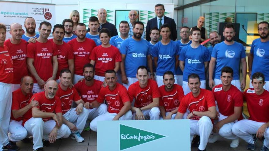 El Corte Inglés presenta les grans finals de trinquet i escoles