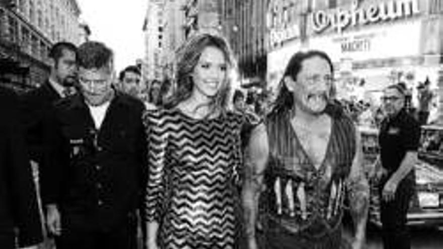 Jessica Alba y Danny Trejo: FUROR EN EL ESTRENO DE ´MACHETE´