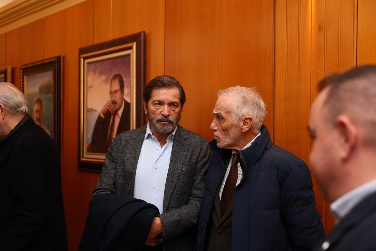 Presentación del nuevo retrato de Vicente Álvarez Areces.