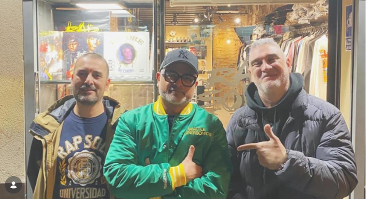 Tres grandes figuras del rap español se reunieron en Zaragoza.