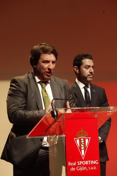 Presentación de la Fundación Escuela de Fútbol de Mareo Real Sporting de Gijón.