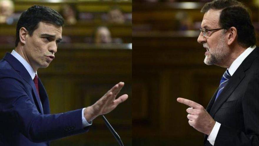 Bronco cara a cara entre Rajoy y Sánchez