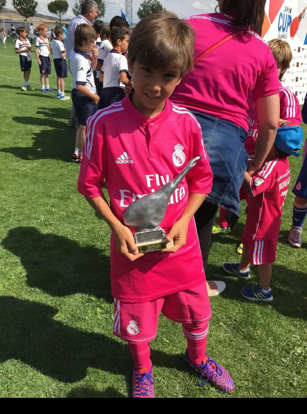 Gonzalo García, delantero del Real Madrid, en la Jampon Cup en 2015.