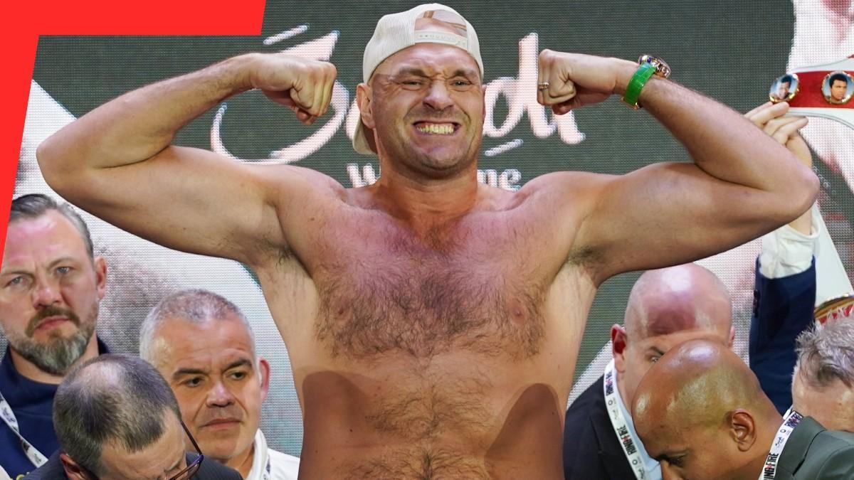 Tyson Fury, durante un pesaje