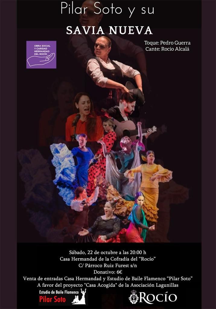 Cartel del espectáculo benéfico.