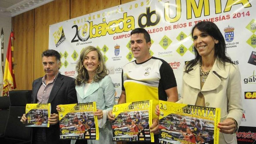 Presentación de la XX edición de la Baixada do Río Umia, que atraviesa los Concellos de Portas, Vilanova, Meis, Ribadumia y Cambados.