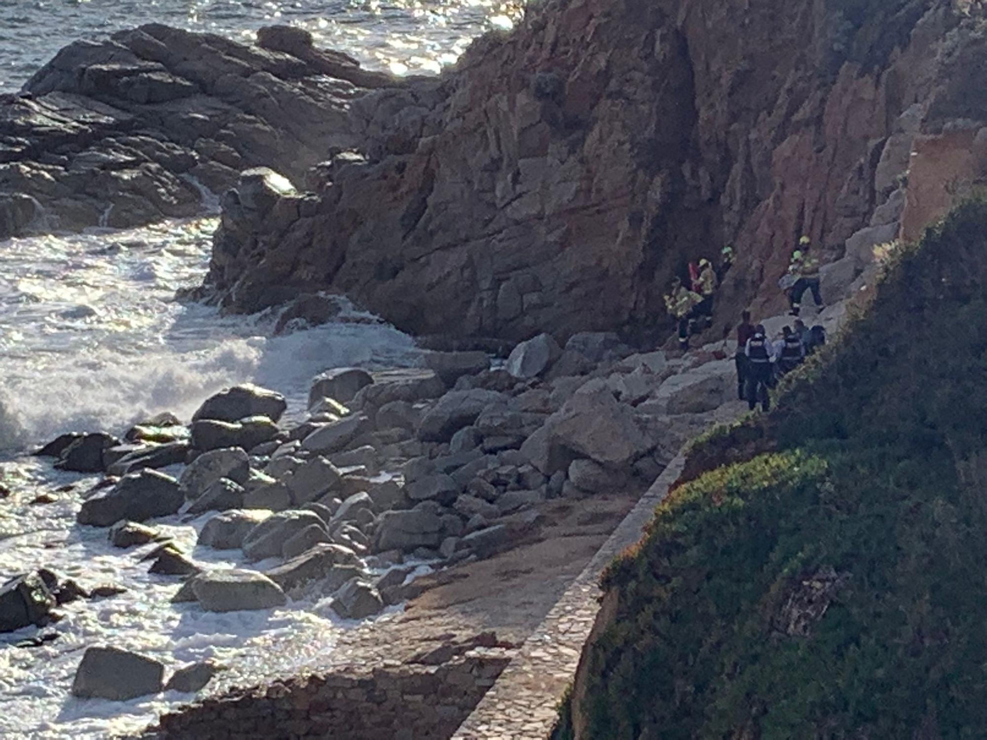 Rescat de dues persones a Tossa de Mar