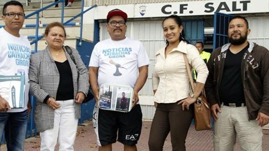 Recol·lecta solidària a Salt per ajudar un futbolista hondureny
