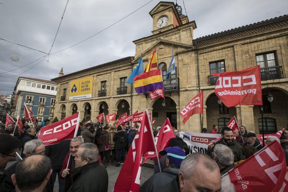 Manifestación de pensionistas en Asturias