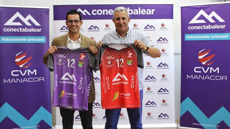 Joan Miquel y Andreu Mesquida han presentado las nuevas equipaciones.