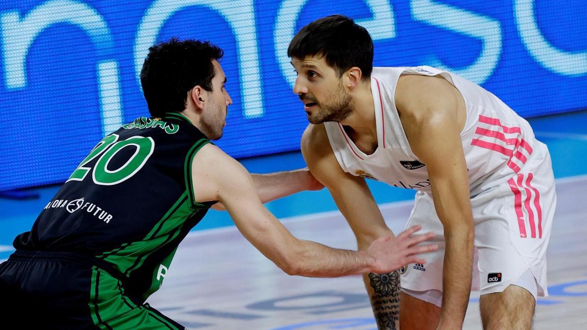 Una imagen del Real Madrid - Joventut.